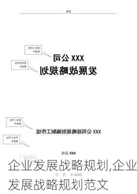 企业发展战略规划,企业发展战略规划范文