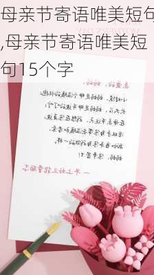 母亲节寄语唯美短句,母亲节寄语唯美短句15个字