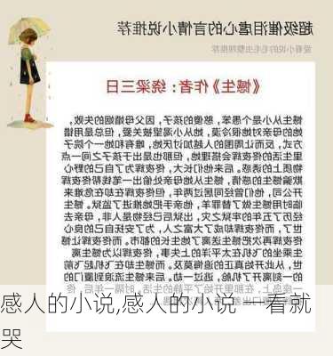 感人的小说,感人的小说 一看就哭