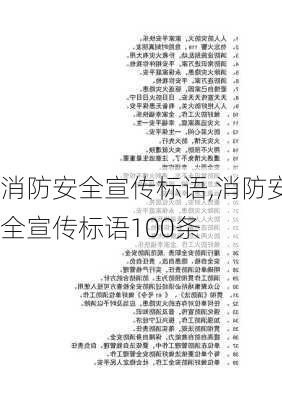 消防安全宣传标语,消防安全宣传标语100条