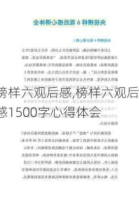 榜样六观后感,榜样六观后感1500字心得体会