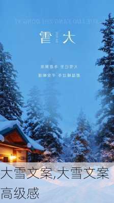 大雪文案,大雪文案高级感