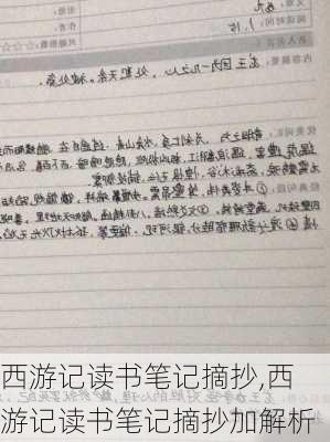 西游记读书笔记摘抄,西游记读书笔记摘抄加解析