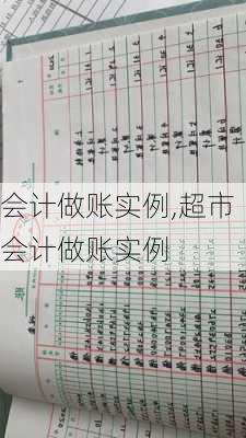 会计做账实例,超市会计做账实例