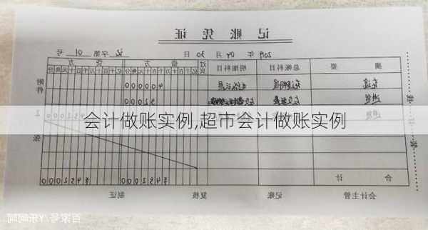 会计做账实例,超市会计做账实例