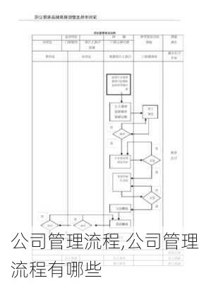 公司管理流程,公司管理流程有哪些