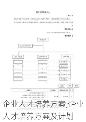 企业人才培养方案,企业人才培养方案及计划