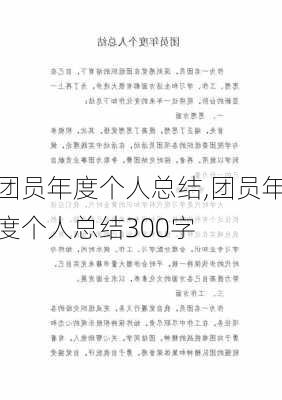 团员年度个人总结,团员年度个人总结300字